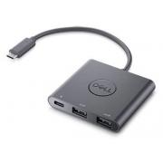 Адаптер Dell USB-C/2*USB-A with Power Delivery (470-AEGX)